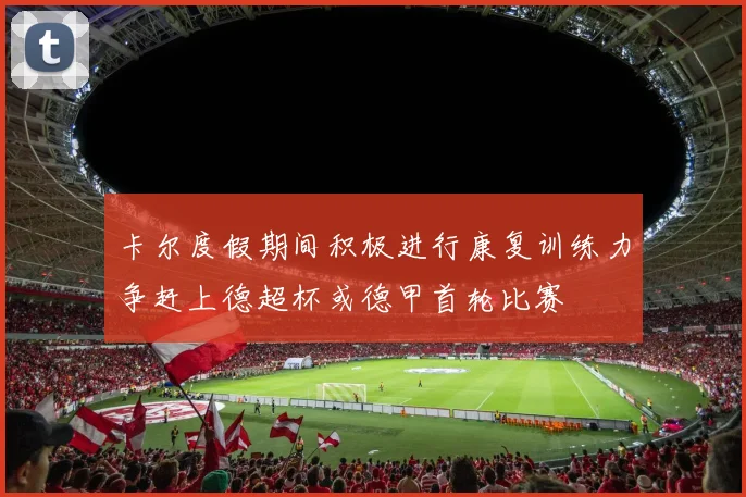 卡尔度假期间积极进行康复训练力争赶上德超杯或德甲首轮比赛